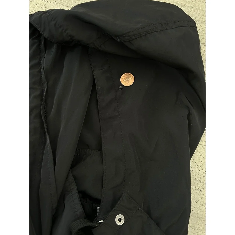 Athletic Collection by 26 International Black Utility Anorak Jacket Hooded L